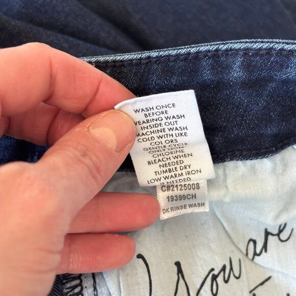 A Beautiful Soul Jeans 14‎ Flare Bell Bottom Knee Holes Stretch Boho Western 70s - Picture 10 of 10